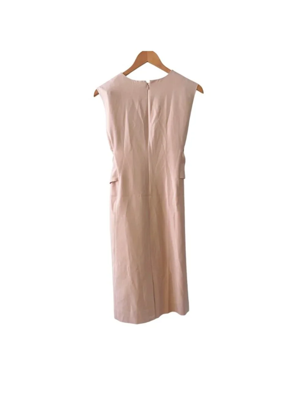 NWT J. Crew Creamy Beige Wool Sheath Dress with Wait Sash, Size 00